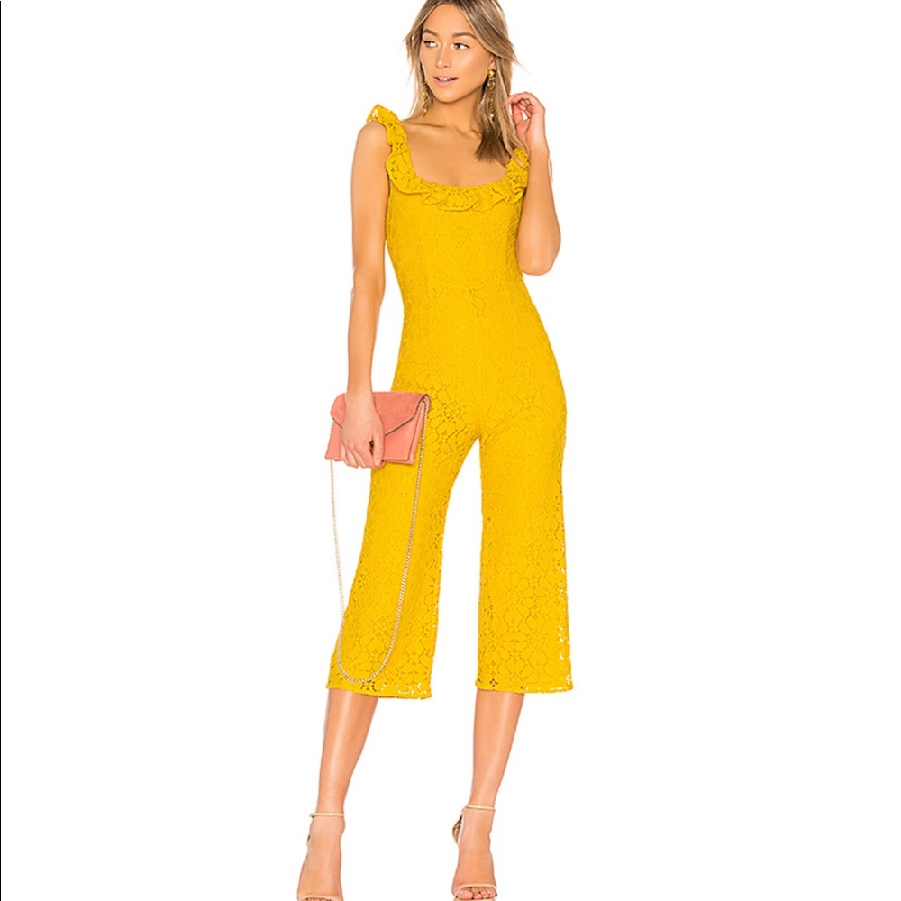 Lovers + Friends Gate Jumper in Sunflower